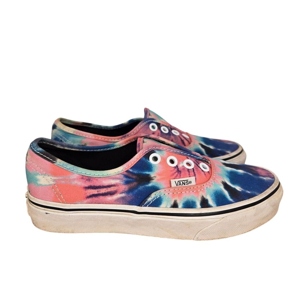 Vans Off the Wall Tie-Dye Low Top Skate Shoes Men's 4.5 / Women's 6